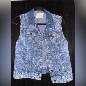 Life In Progress Jean jacket vest